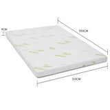 Laura Hill Cool GEL Memory Foam Mattress Topper - Queen