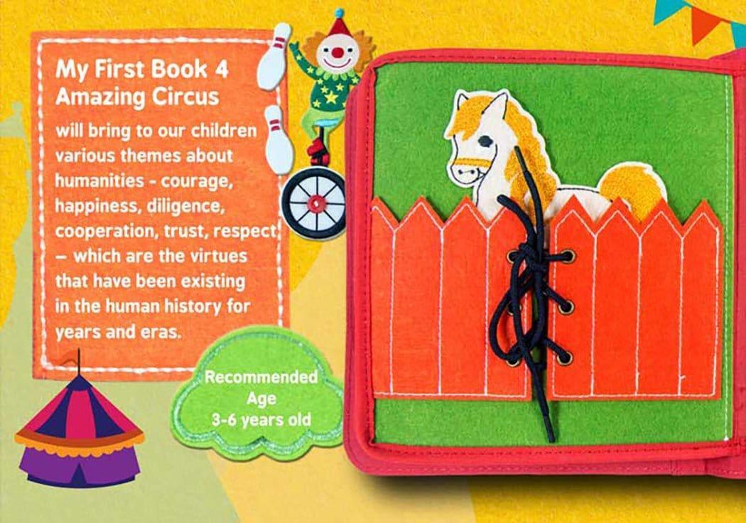 My First Book 4 | Circus | Busy Book Army Green-1954802351617478661