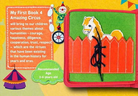 My First Book 4 | Circus | Busy Book Army Green-1954802351617478661