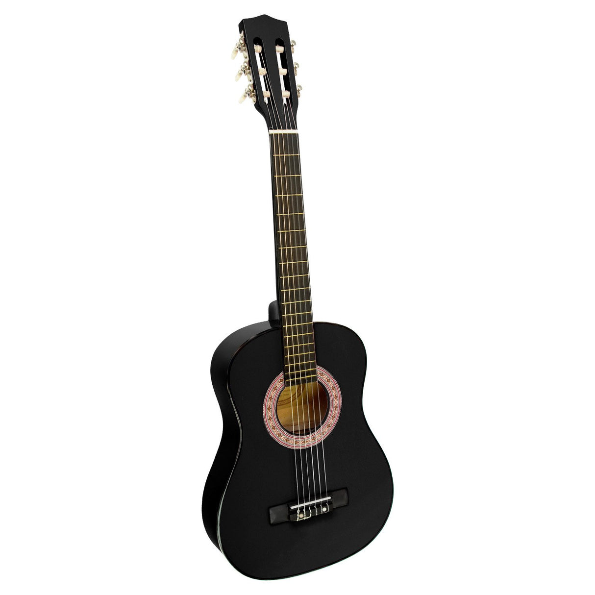 Karrera 34in Acoustic Childrens Wooden Guitar - Black