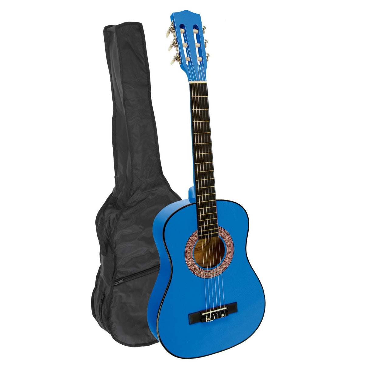 Karrera 34in Acoustic Childrens Wooden Guitar - Blue