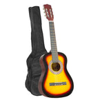 Karrera 34in Acoustic Childrens Wooden Guitar - Sunburst