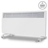 Levante NDM-24WT 2400W Electric Panel Heater Wifi Thermostat Castors