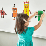 Number Blocks Reusable clings - Top-Down View