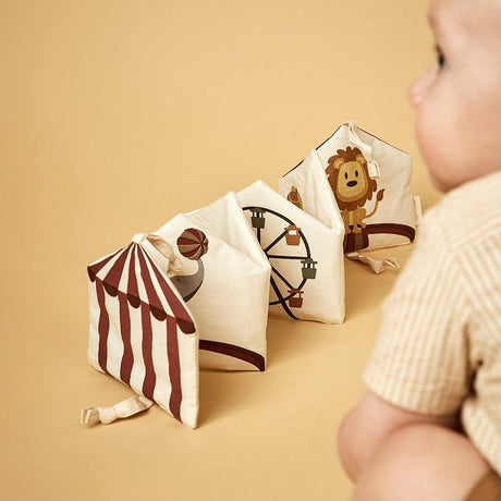Nuuroo Kit Organic Fabric Book Creme Circus-1954803052594728962