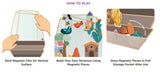 Oribel VertiPlay Wall Toy: Enchanted Garden - Rear View