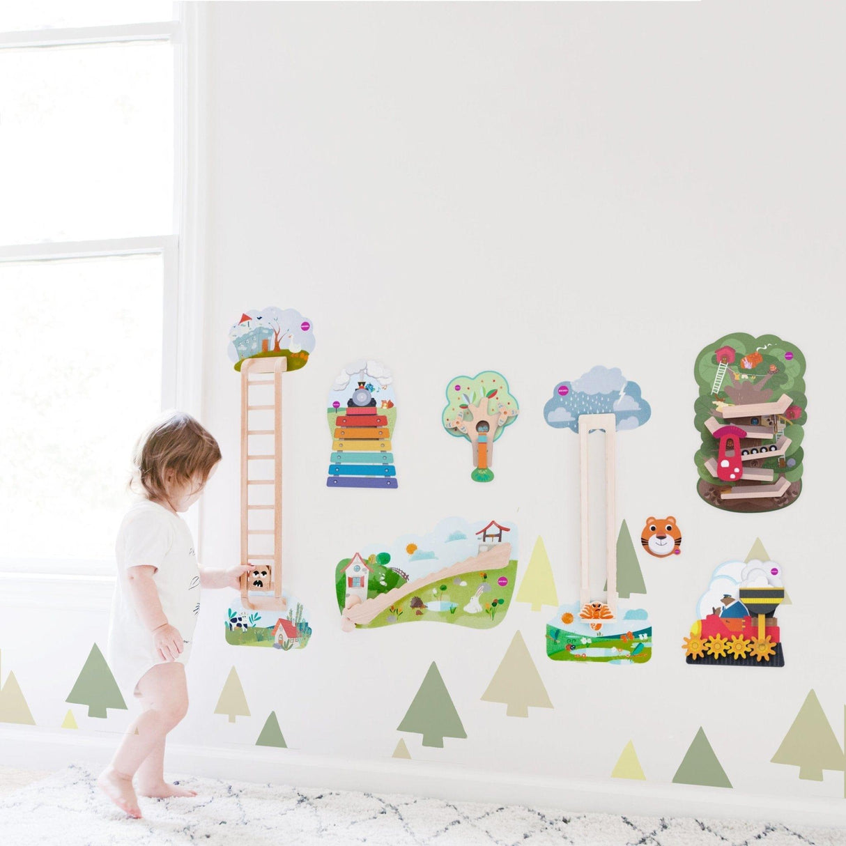 Oribel VertiPlay Wall Toy: Hoppy Bunny and Friends-1954803093464027142