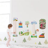 Oribel VertiPlay Wall Toy: Hoppy Bunny and Friends - Rear View
