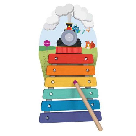 Oribel VertiPlay Wall Toy:  Musical Rail Track Xylophone-2006733430729084928