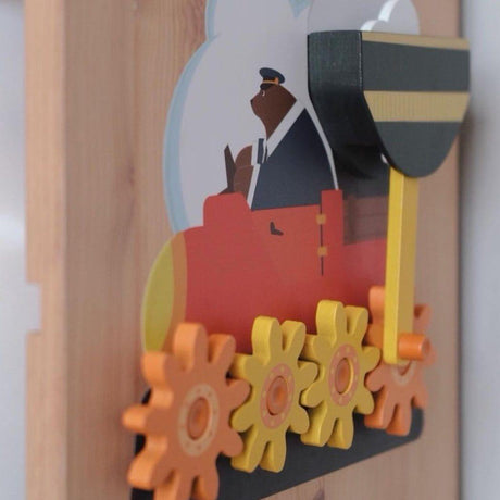 Oribel VertiPlay Wall Toy: Round & Round Goes Mr. Bear-2006733430905245699