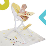 Oribel Waterproof Splat Mat - Close-Up Angle