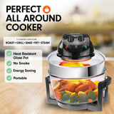 Pronti 17L Family Turbo Convection Oven Broiler Cooker - A18 Black - Extra Image