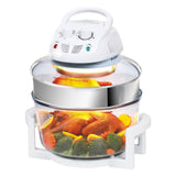 Pronti Family Turbo Convection Oven Broiler Cooker 17L - A18 White - Front View