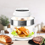 Pronti 17L Digital Family Turbo Convection Oven Broiler Cooker - White - Extra Image