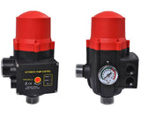 1x Automatic Water Pump Pressure Switch Controller - Red - 45-Degree Angle
