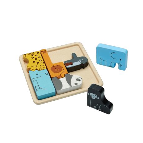 Plan Toys Animal Puzzle Game-1954803130822692864