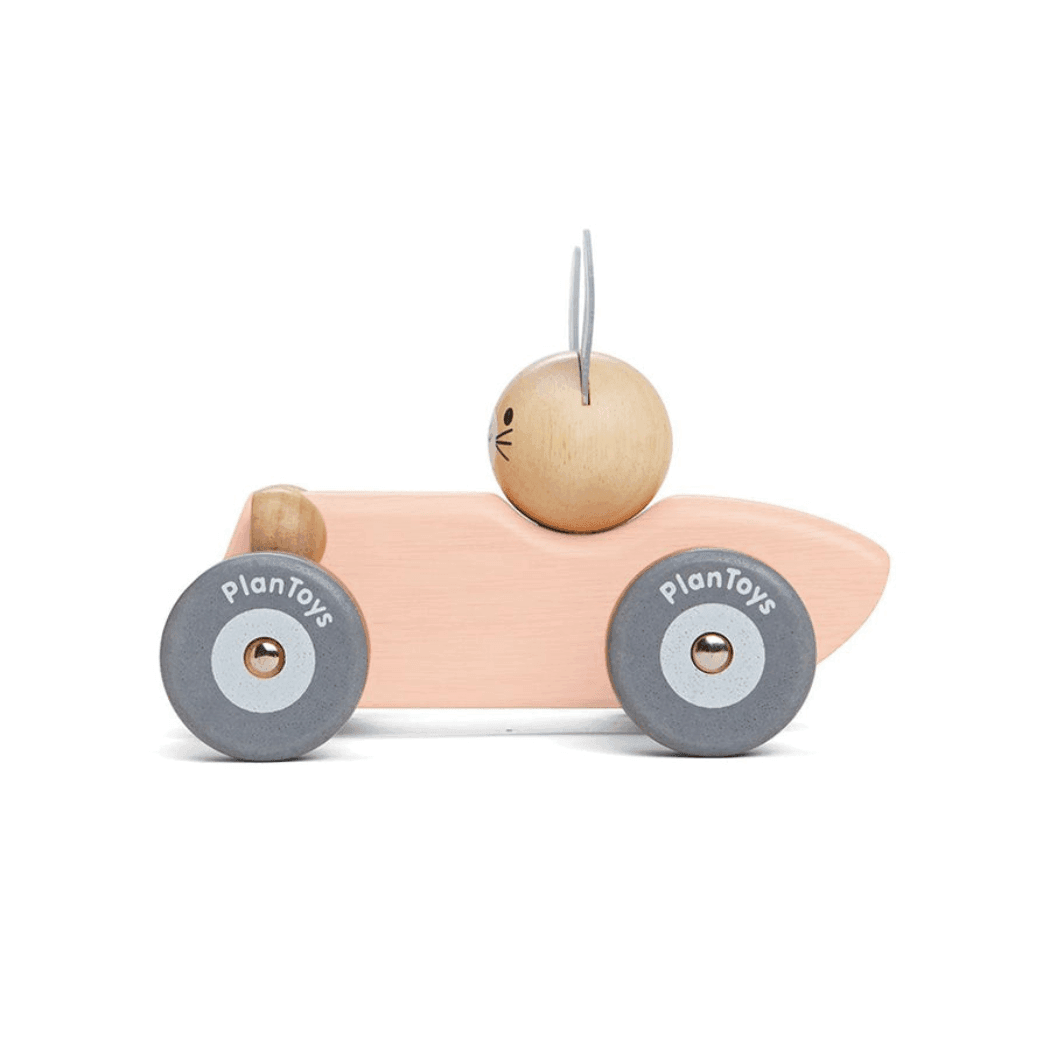 Plan Toys Bunny Racing Car-1954803101080883202