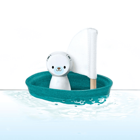Plan Toys Sailing Boat - Polar Bear-2006733436928266241