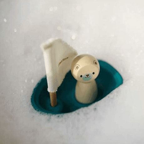 Plan Toys Sailing Boat - Polar Bear-2006733436928266242
