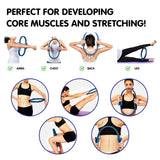Powertrain Pilates Ring Band Yoga Home Workout Exercise Band - Blue