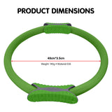 Powertrain Pilates Ring Band Yoga Home Workout Exercise Band - Green - Extra Image