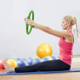 Powertrain Pilates Ring Band Yoga Home Workout Exercise Band - Green - Extra Image