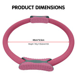 Powertrain Pilates Ring Band Yoga Home Workout Exercise Band - Pink