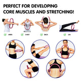 Powertrain Pilates Ring Band Yoga Home Workout Exercise Band - Pink - Extra Image