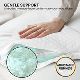 Laura Hill Cooling Memory Foam Pillow - Single - Close-Up Angle