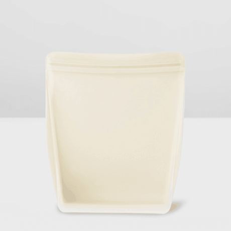 Porter Reusable Silicone Bag Stand Up 1l - Cream-1954803126682914817
