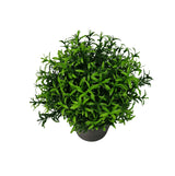 Small Potted Artificial Bright Rosemary Herb Plant UV Resistant 20cm - Front View