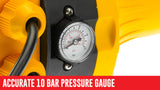 Automatic Water Pump Pressure Controller Switch - Yellow - Side View