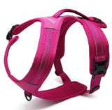 True Love Heavy Duty Sports Dog Harness - Pink, L - Top-Down View