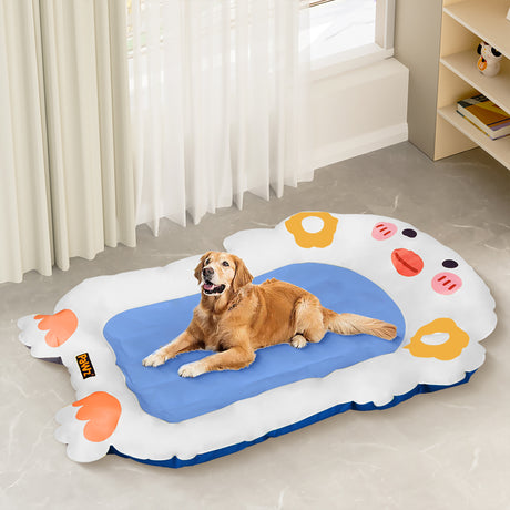 PaWz Pet Cooling Mat Dog Cat Human Size Blue-2006733006865305607