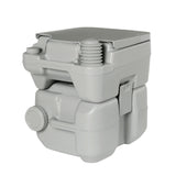 Wallaroo 20L Camping Portable Toilet - Close-Up Angle