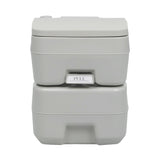 Wallaroo 20L Camping Portable Toilet - Low Angle
