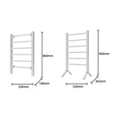 Pronti Heated Towel Rack 100W - Silver