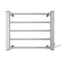 Pronti Heated Towel Rack Electric Bathroom Towel Rails EV-90- Silver