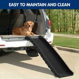 Furtastic Foldable Pet Stairs Dog Ladder Cat Ramp for Indoor Outdoor Steps