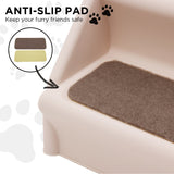 Furtastic Foldable Pet Stairs In White - 50cm Dog Ladder Cat Ramp - Extra Image
