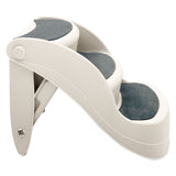 Furtastic 38cm Foldable Dog Cat Pet Stairs Ramp - White - Front View