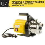 Hydro Active 800w Weatherised water pump Without Controller- Yellow - Extra Image