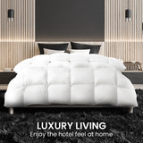 Laura Hill 500GSM Duck Down Feather Quilt Comforter Doona - Queen - Extra Image