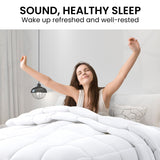 Laura Hill 800GSM Goose Down Feather Comforter Doona - King - Rear View