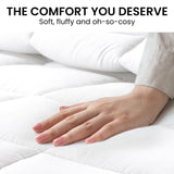 Laura Hill 800GSM Goose Down Feather Comforter Doona - King - Low Angle