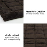 Laura Hill 800GSM Faux Mink Quilt Comforter Doona - Super King - Extra Image