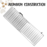 Furtastic Foldable Aluminium Dog Ramp - 122 x 38 cm - Close-Up Angle