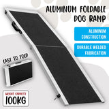Furtastic Foldable Aluminium Dog Ramp - 122 x 38 cm - Extra Image
