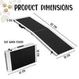 Furtastic Foldable Aluminium Dog Ramp - 122 x 38 cm - Rear View