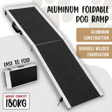 Furtastic Foldable Aluminium Dog Ramp -  183 x 38cm - Extra Image
